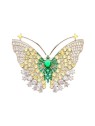 Oliver Weber Spilla con farfalla monarca scintillante in cristallo 58058 donna