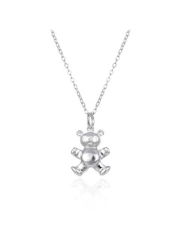 Agato Bellissima collana da ragazza in argento con orsacchiotto AGT-ND02X bambino