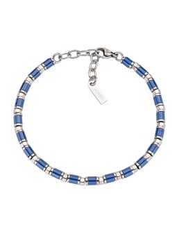 Amen Bracciale da uomo con perline in acciaio ACBR1315 uomo