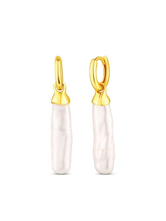 JwL Luxury Pearls Orecchini pendenti placcati oro con perla d'acqua dolce 2 in 1 JL0855 donna