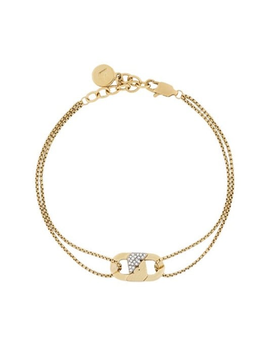 Emporio Armani Bracciale da uomo placcato oro con cristalli EGS3175710 donna