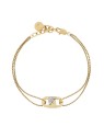 Emporio Armani Bracciale da uomo placcato oro con cristalli EGS3175710 donna