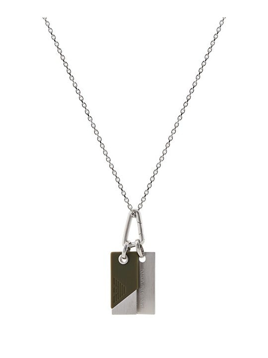 Emporio Armani Collana in acciaio abbinata per uomo EGS3179040 uomo