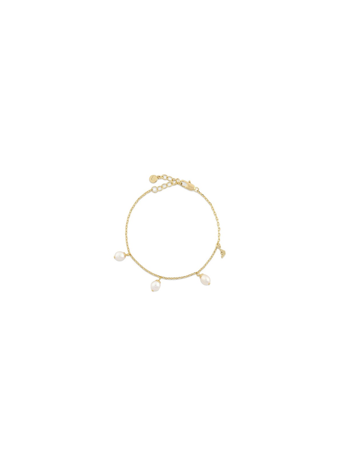 Emporio Armani Bracciale alla moda placcato oro con perline EGS3198710 donna