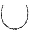 Armani Exchange Elegante collana da uomo con perle di ematite AXG0150060 uomo