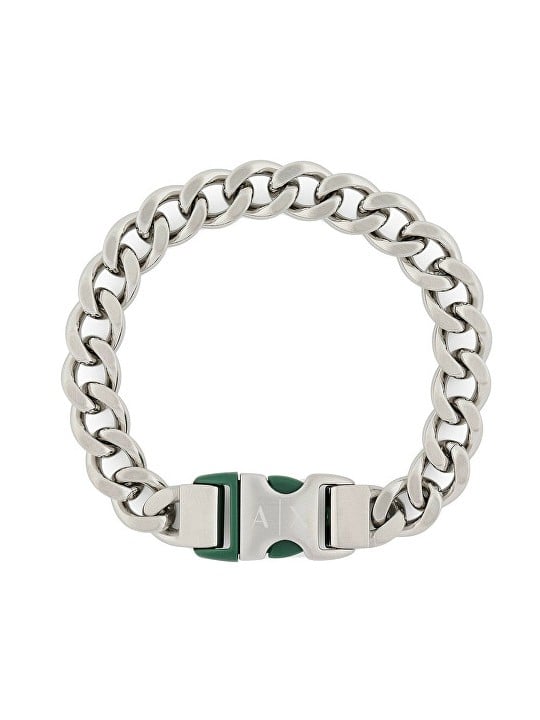 Armani Exchange Elegante bracciale da uomo in acciaio AXG0154040 uomo