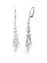 Silver Cat Eleganti orecchini pendenti con zirconi cubici Classics SC614 donna