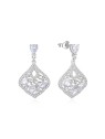 MOISS Lussuosi orecchini in argento con zirconi trasparenti E0002948 donna