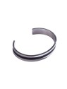 Marc Malone Bracciale da uomo aperto in acciaio MCGB5003SB uomo