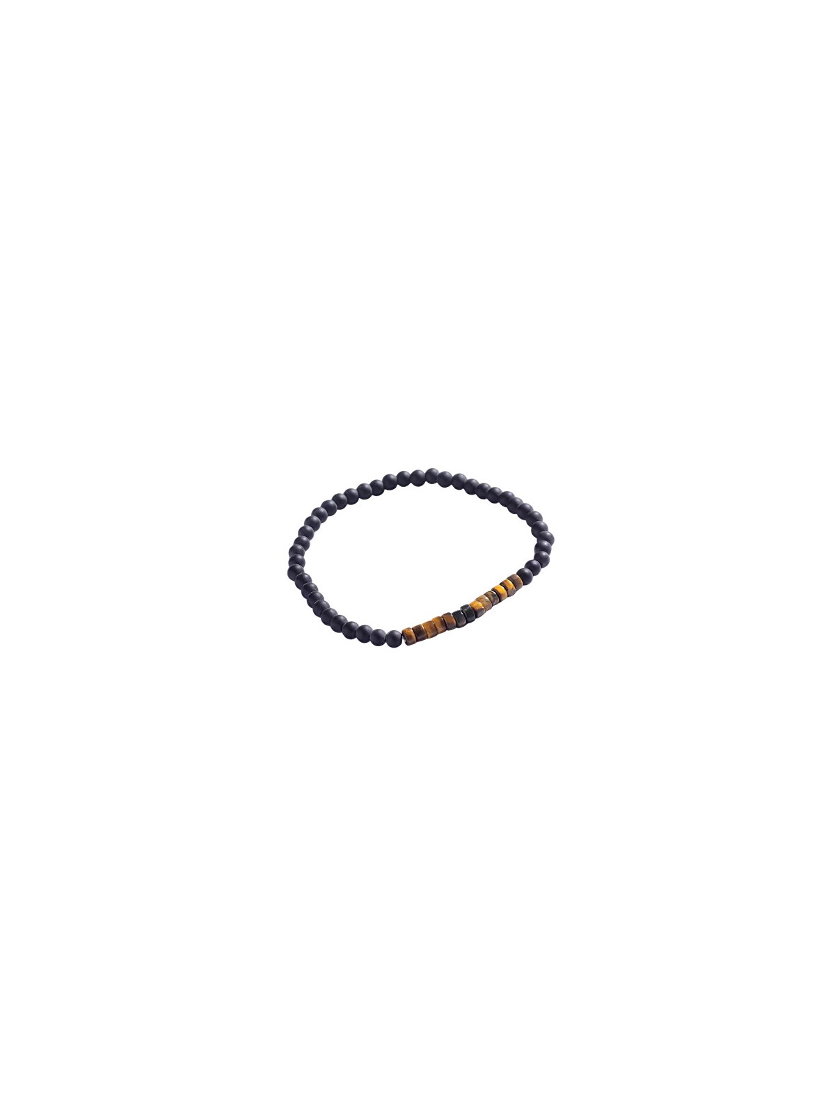 Marc Malone Bracciale da uomo con perline occhio di tigre MCGB5103 uomo