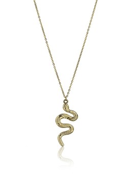 Emily Westwood Collana placcata oro con ciondolo a forma di serpente Juliete EWN23050G donna