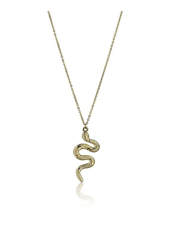 Emily Westwood Collana placcata oro con ciondolo a forma di serpente Juliete EWN23050G donna