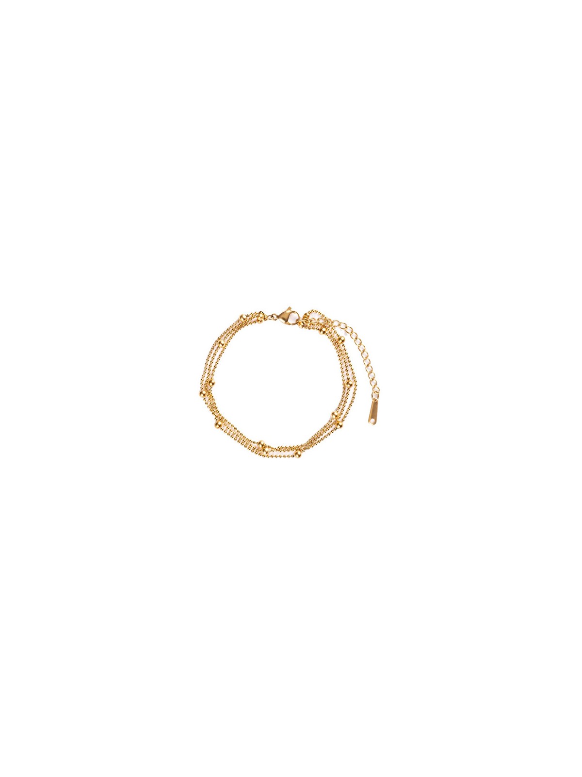 Emily Westwood Bracciale triplo placcato oro da donna EWB250255G donna