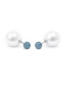 MOISS Splendidi orecchini in argento con perle di conchiglia e zirconi E0003549 donna