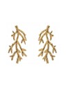 Emily Westwood Orecchini a forma di corallo placcati in oro Camilla EWE250217G donna