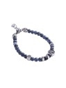 Marc Malone Bracciale da uomo con perline e agata craquelé MCGB5025 uomo