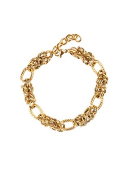 Marc Malone Incantevole bracciale a catena placcato oro MCB250168G donna