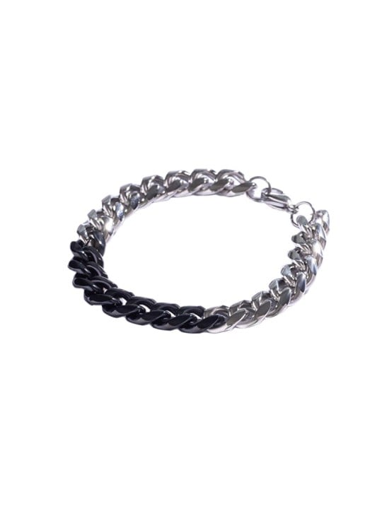 Marc Malone Bracciale da uomo in acciaio distintivo Pancer MCGB5043SB uomo