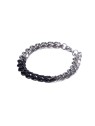 Marc Malone Bracciale da uomo in acciaio distintivo Pancer MCGB5043SB uomo