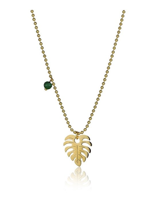 Emily Westwood Collana originale placcata oro Leaf Katherine EWN23043G donna