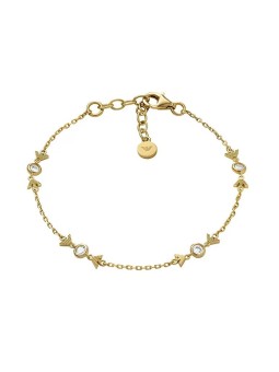 Emporio Armani Incantevole bracciale da donna placcato oro con zirconi EG3619710 donna