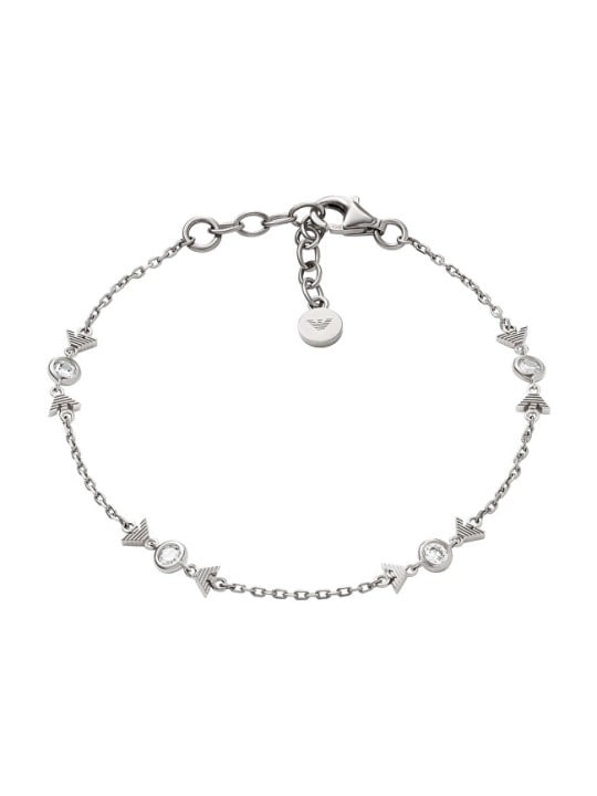 Emporio Armani Incantevole bracciale da donna in argento con zirconi EG3616040 donna