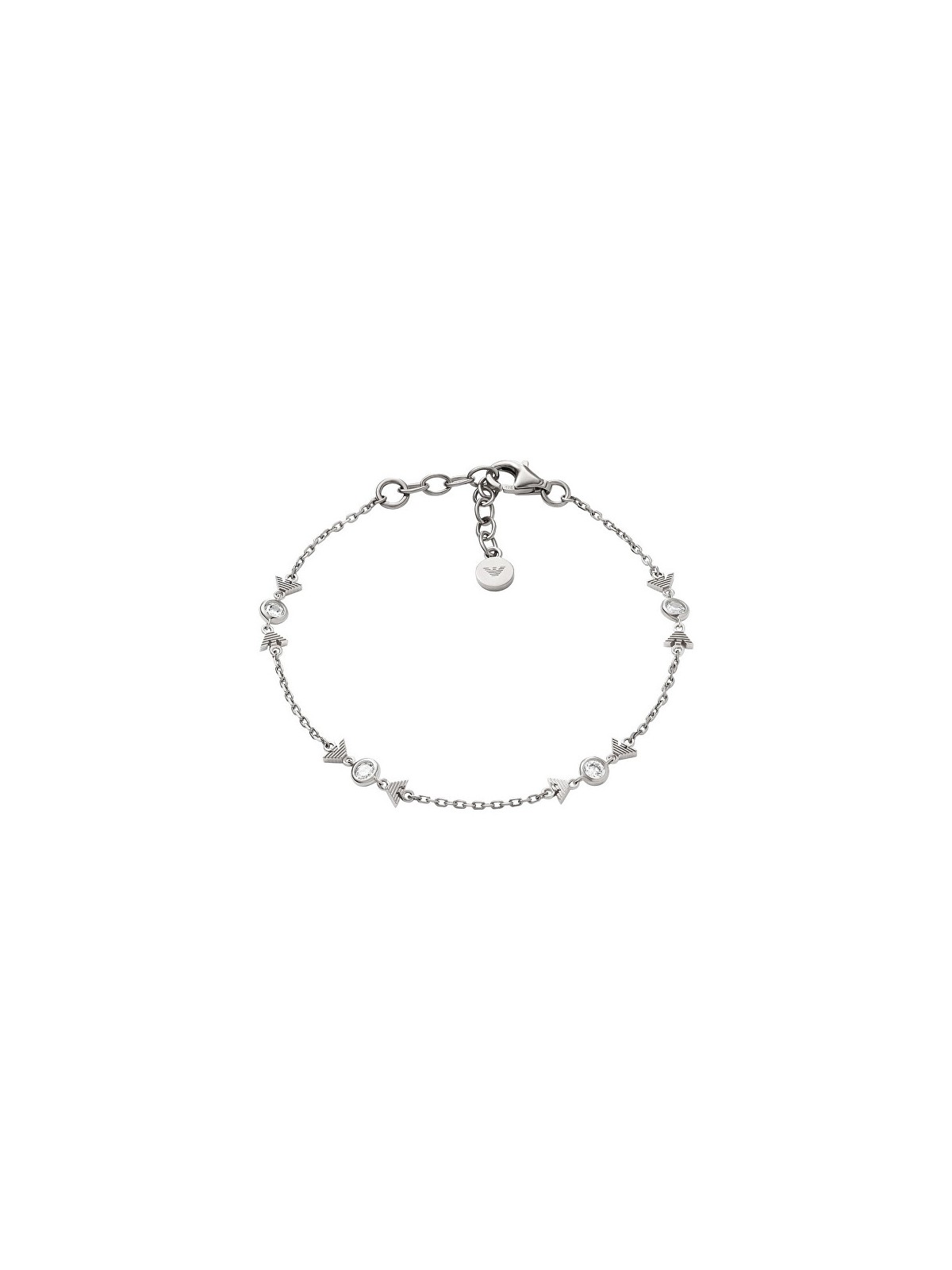 Emporio Armani Incantevole bracciale da donna in argento con zirconi EG3616040 donna