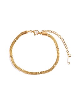Emily Westwood Bracciale originale in acciaio placcato oro EWB250226G donna