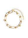 Marc Malone Bracciale da donna a catena placcato oro MCB250189G donna