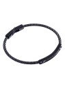 Marc Malone Bracciale da uomo in acciaio nero MCGB5002B uomo