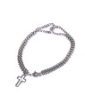 Marc Malone Bracciale da uomo in acciaio con croce MCGB5005S uomo