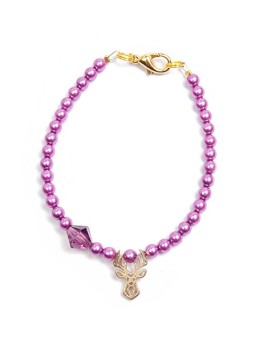 Deers Mini braccialetto di perline viola con corno di cervo donna