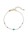Alisia Affascinante bracciale placcato oro con turchese AL1207.01.069 donna