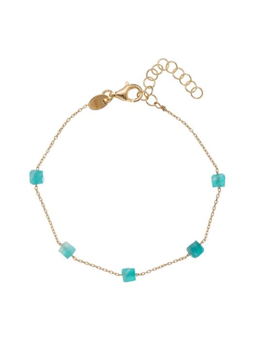 Alisia Elegante bracciale placcato oro con amazzonite AL2534.01.011 donna
