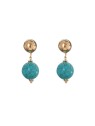 Alisia Orecchini pendenti placcati oro con turchese AL5075.01.069 donna