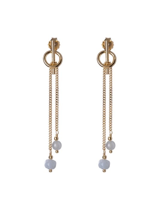 Alisia Orecchini pendenti placcati oro con morganite AL3123.01.073 donna