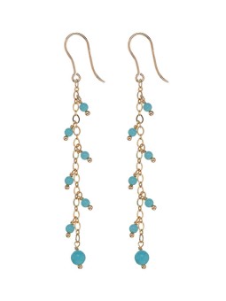 Alisia Orecchini pendenti placcati oro con turchese AL5092.01.069 donna