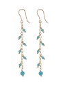 Alisia Orecchini pendenti placcati oro con turchese AL5092.01.069 donna