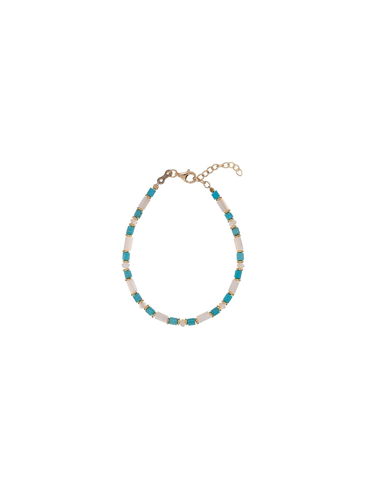 Alisia Elegante bracciale placcato oro con turchese e madreperla AL4996.01.000 donna