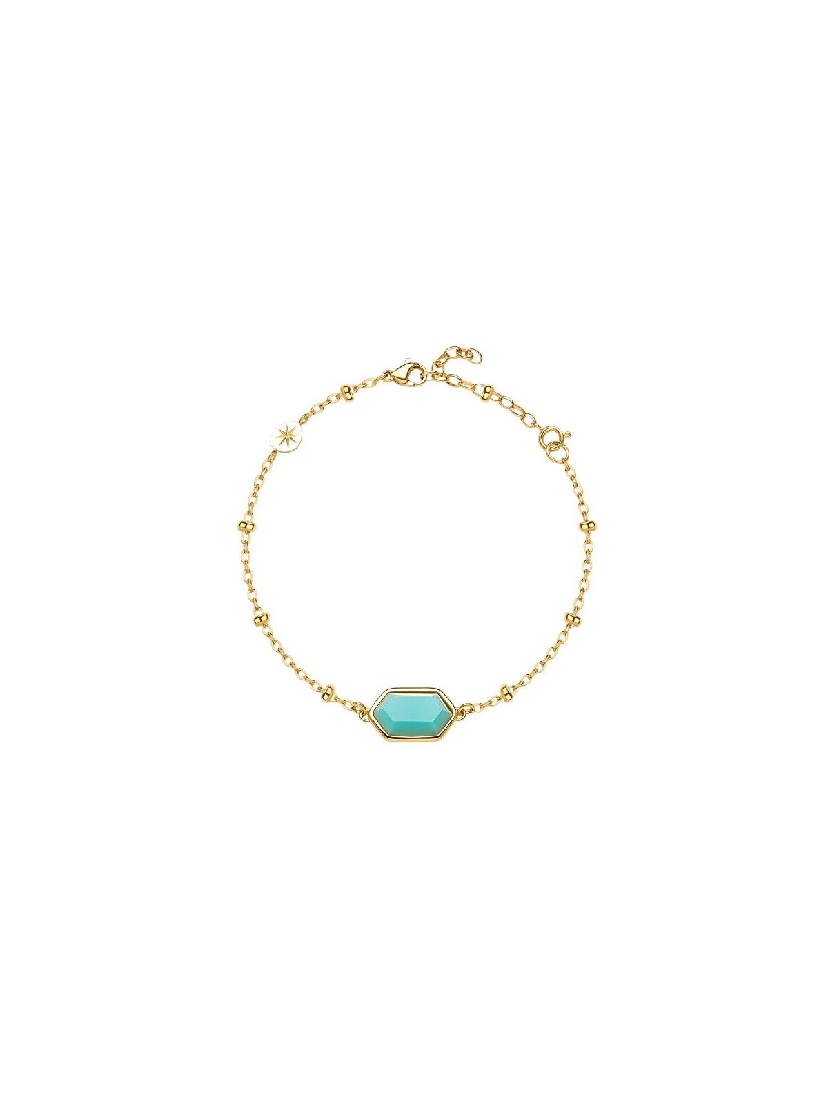 Brosway Affascinante bracciale in acciaio da donna con amazzonite Essential BNL138 donna
