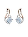 MOISS Orecchini bicolore in argento senza tempo con topazio EG000076 donna