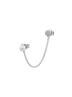 Rosato Elegante orecchino singolo in argento con perla Azzurra RZAZ021 donna
