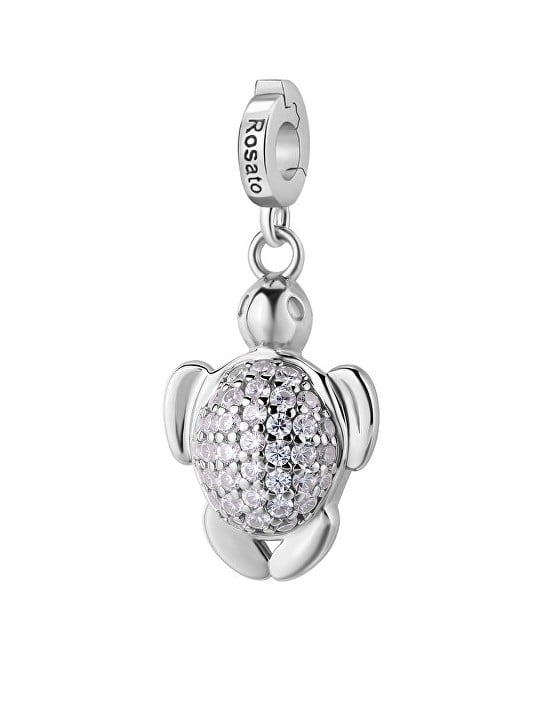 Rosato Ciondolo in argento coordinato con tartaruga marina - Storia RZ255R donna