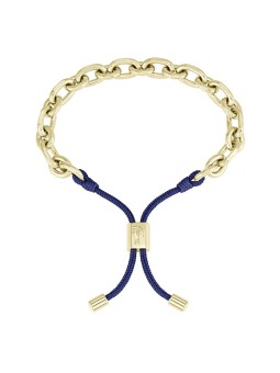 Lacoste Bracciale Line 2040252 con chiusura scorrevole placcata oro unisex