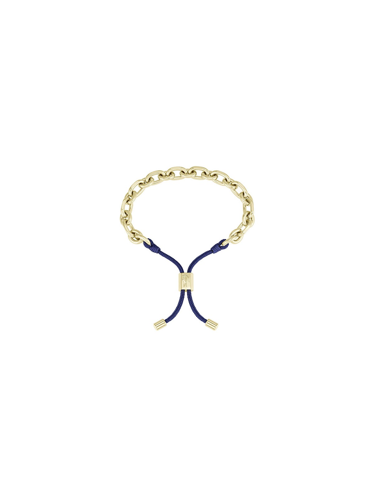 Lacoste Bracciale Line 2040252 con chiusura scorrevole placcata oro unisex