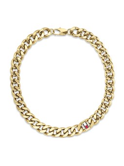 Tommy Hilfiger Collana massiccia placcata in oro per uomo Wild 2790636 uomo