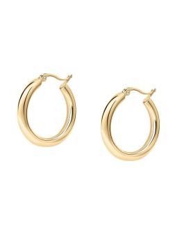 La Petite Story Anelli minimalisti in acciaio placcato oro LPS01AYQ113 donna