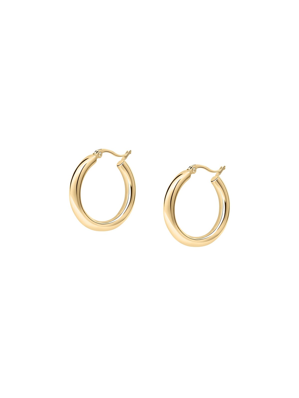 La Petite Story Anelli minimalisti in acciaio placcato oro LPS01AYQ113 donna