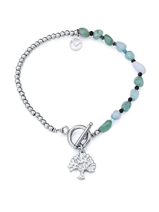 Viceroy Bracciale da donna in acciaio con apatite e turchese Kiss 14199P01000 donna