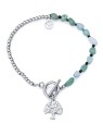 Viceroy Bracciale da donna in acciaio con apatite e turchese Kiss 14199P01000 donna